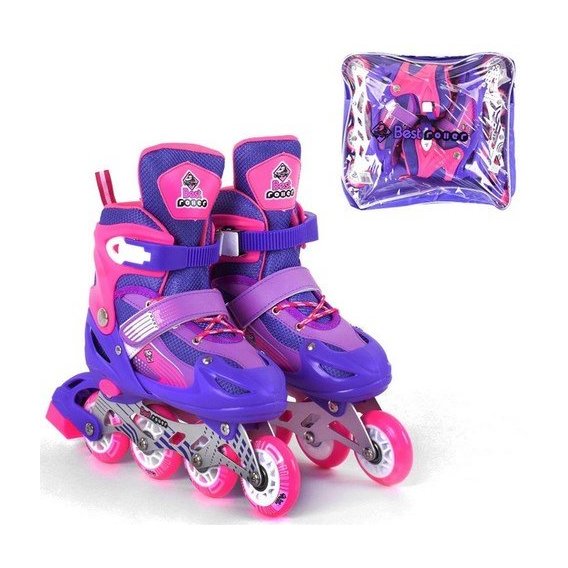 Ролики с подсветкой Best Roller S фиолетовый (10033-S)