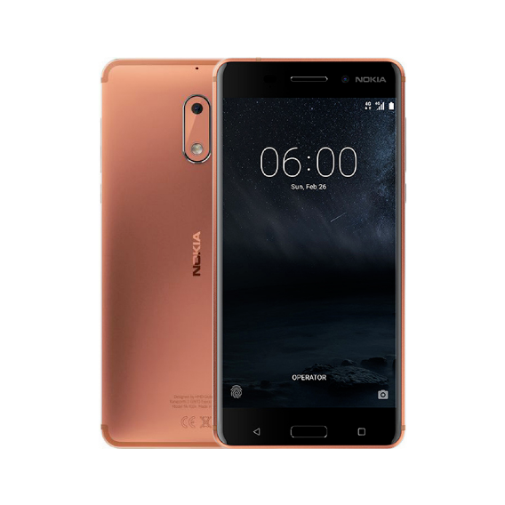 Смартфон Nokia 6 64GB Dual Copper