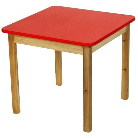 Стол деревянный Финекс Плюс красный (025)