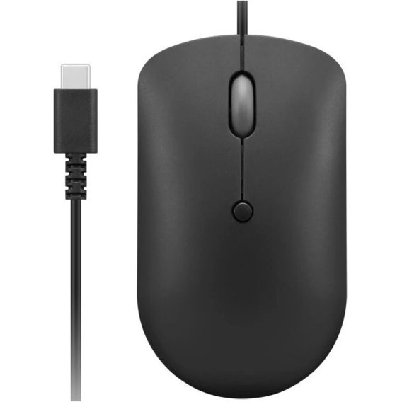 Мышь Lenovo 400 USB-C Wired Black (GY51D20875)