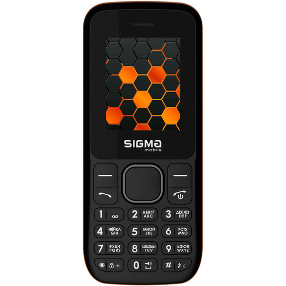 Мобильный телефон Sigma mobile X-style 17 UPdate Black/Orange (UA UCRF)