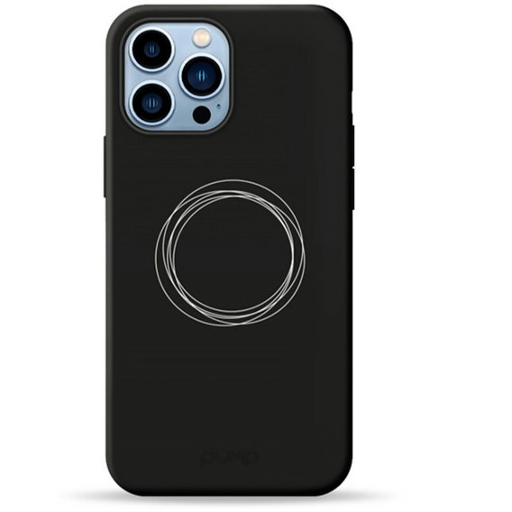 Аксессуар для iPhone Pump Silicone Minimalistic Case Circles on Dark (PMSLMN13PROMAX-6/173) for iPhone 13 Pro Max