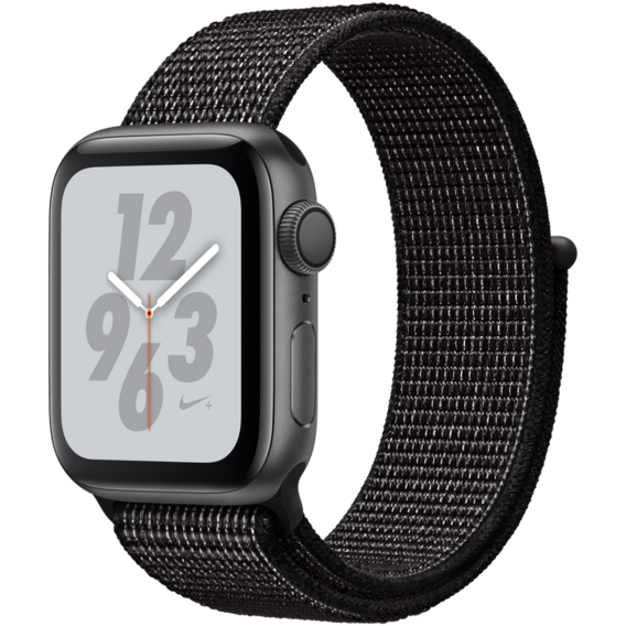 Apple Watch Series 4 Nike+ 40mm GPS Space Gray Aluminum Case with Black Nike Sport Loop (MU7G2)