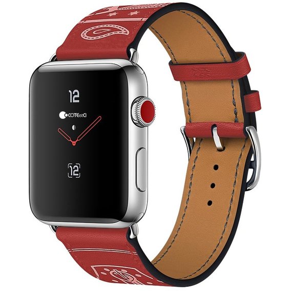 Аксессуар для Watch COTEetCI W13 Fashion Leather Red (WH5219-RD) for Apple Watch 42/44/45/49mm