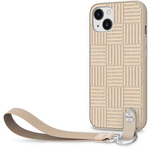Аксессуар для iPhone Moshi Altra Slim Case with Wrist Strap Sahara Beige (99MO117701) for iPhone 13 mini