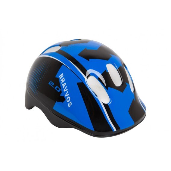 Шлем велосипедный Bravvos HEL102 черно-синий (HEAD-008)