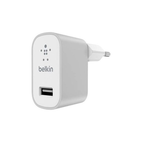 Зарядное устройство Belkin USB Wall Charger Mixit Premium 2.4A Silver (F8M731vfSLV)