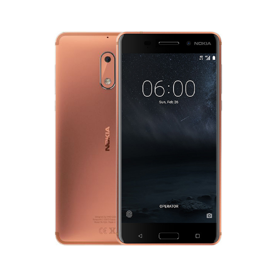 Смартфон Nokia 6 32GB Dual Sim Copper (UA UCRF)