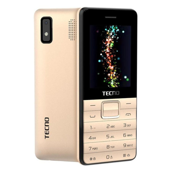 Мобильный телефон Tecno T372 TripleSIM Champagne Gold (UA UCRF)