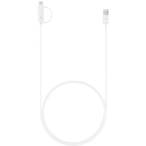 Кабель Samsung Combo USB Cable to USB-C/microUSB 1.5m White (EP-DG930DWEGRU)