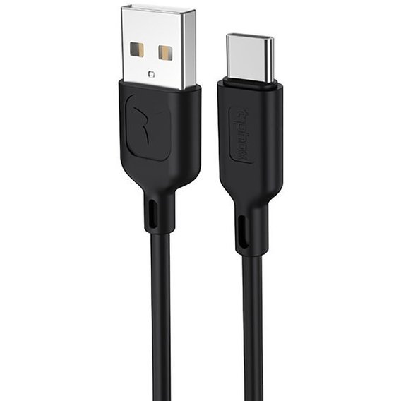Кабель T-PHOX USB Cable to USB-C Fast 3A 1.2m Black (T-C829 Black)