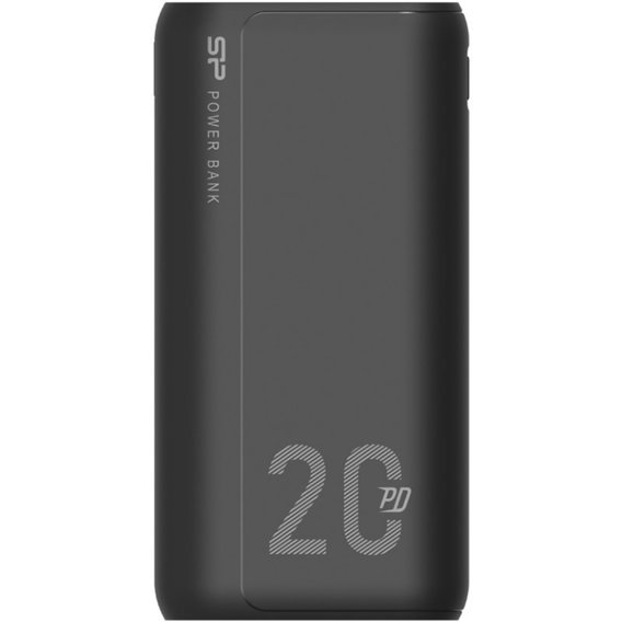 Внешний аккумулятор Silicon Power QS15 Power Bank 20000mAh 2xUSB+USB-C PD 18W Black (PB930326)