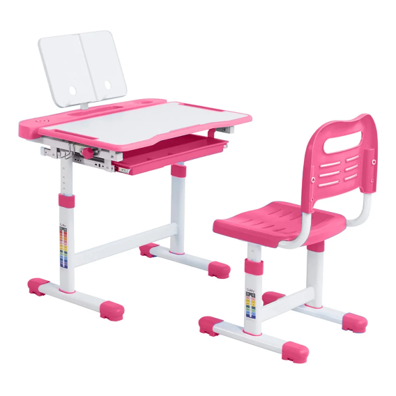 Комплект Cubby Парта и стул-трансформеры Vanda Pink