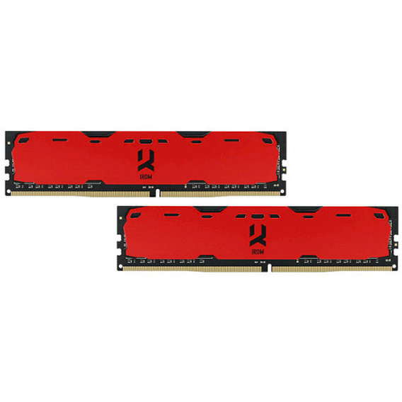 Модуль памяти DDR4 2x4GB/2400 GOODRAM Iridium Red (IR-R2400D464L15S/8GDC)GOODRAM 8 GB (2x4GB) DDR4 2400 MHz Iridium Red (IR-R2400D464L15S/8GDC)