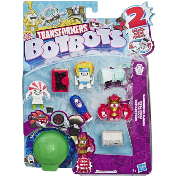 Transformers Hasbro Набор из 8-ми трансформеров Ботботс TRA Botbots 8PK Swag Stylers E3494_E4148