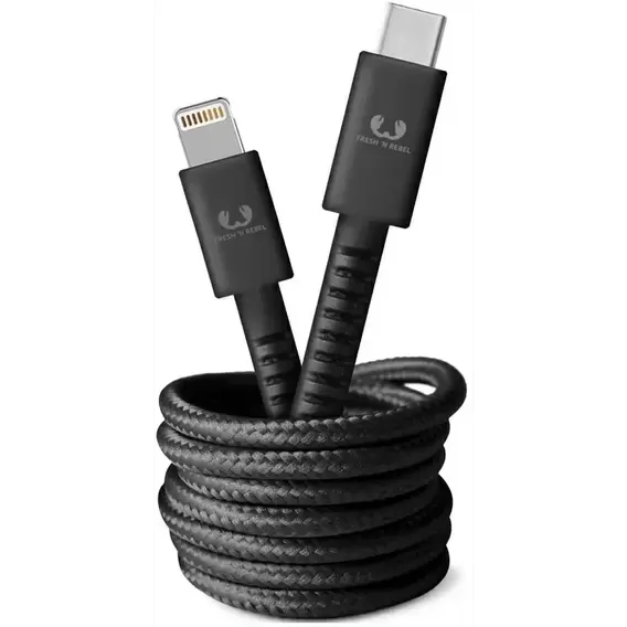 Кабель Fresh 'N Rebel Cable USB-C to Lightning Fabriq 1.5m Storm Grey (2CLC150SG)