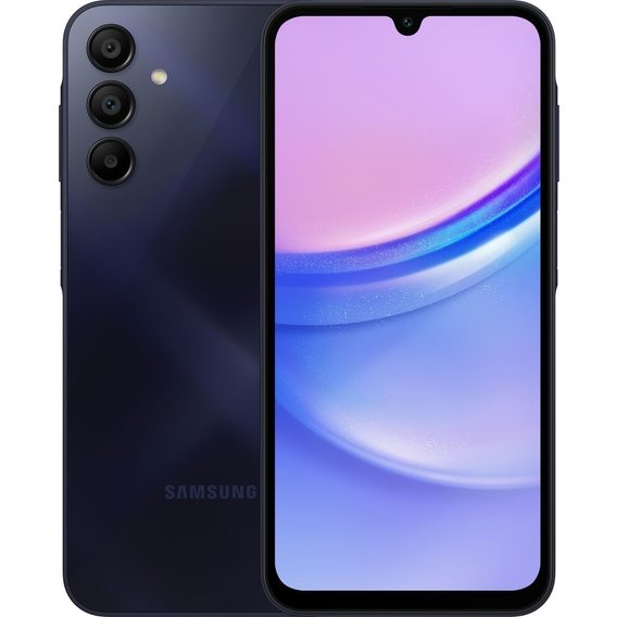 Смартфон Samsung Galaxy A15 4/128GB Blue Black A155F (UA UCRF)