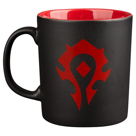 

Кружка Jinx World of Warcraft Horde Logo Mug-One Size-Black/Red 325 мл