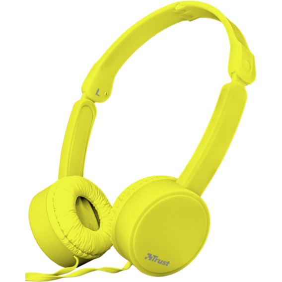 Наушники Trust Nano Foldable Headphones Yellow