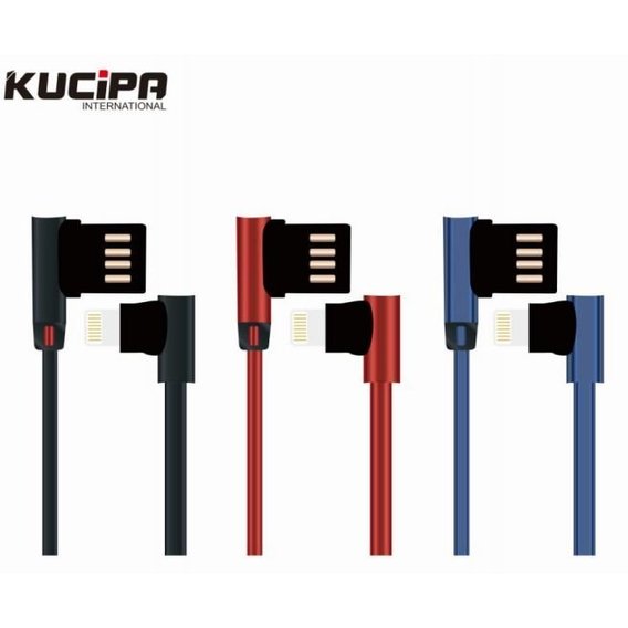 Кабель Kucipa USB Cable to Lightning K184 MVP 1m Black