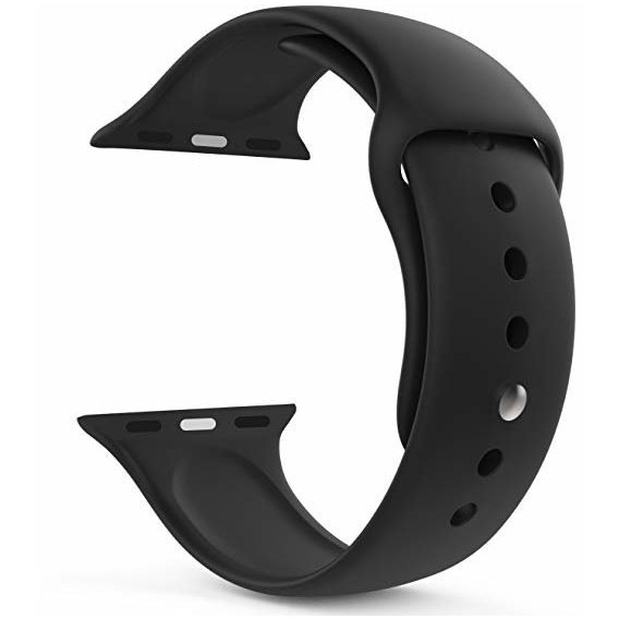 Аксессуар для Watch Fashion Sports Band Black for Apple Watch 42/44/45/49mm