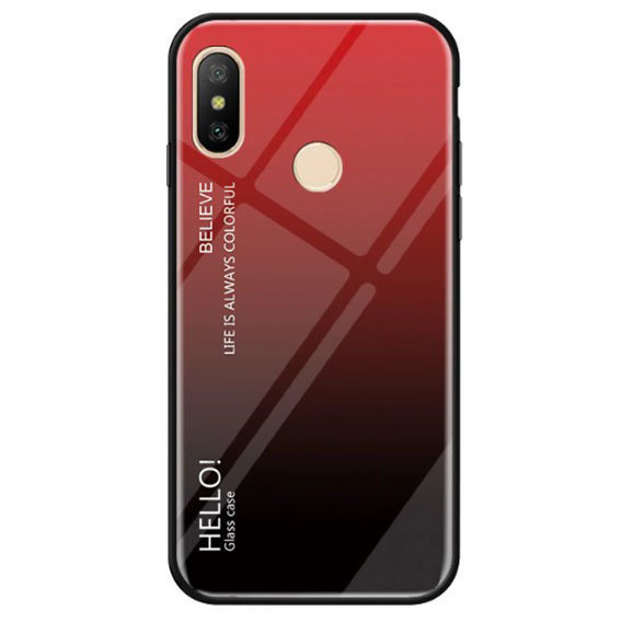 Аксессуар для смартфона Mobile Case Gradient Hello Red for Xiaomi Redmi Note 6 Pro
