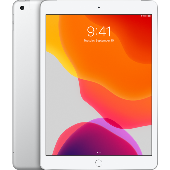 Планшет Apple iPad 7 10.2" 2019 Wi-Fi + LTE 32GB Silver (MW6X2)