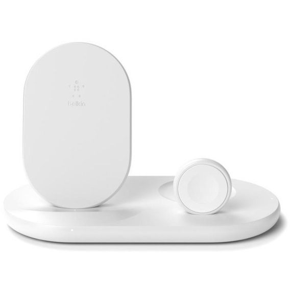 Зарядное устройство Belkin Wireless Charger Base Station White (WIZ001VFWH) for Apple iPhone and Apple Watch