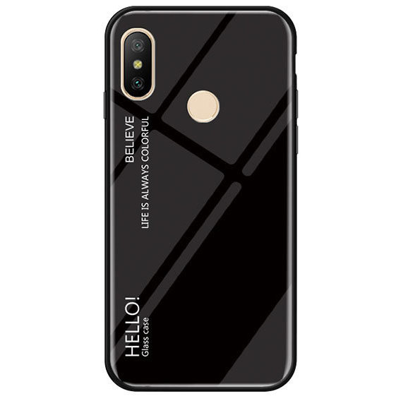 Аксессуар для смартфона Mobile Case Gradient Hello Black for Xiaomi Redmi Note 6 Pro