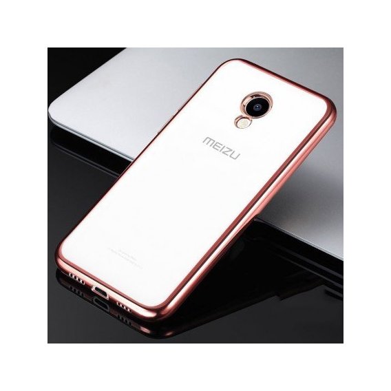Аксессуар для смартфона TPU Case with Glossy Bumper Pink for Meizu M5