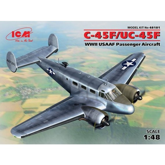 Пассажирский самолет C-45F/UC-45F WWII USAAF passenger aircraft (ICM48181)
