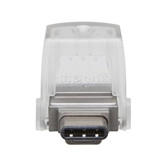 USB-флешка Kingston 32GB DataTraveler MicroDuo USB 3.1/Type-C Metal Silver (DTDUO3C/32GB)