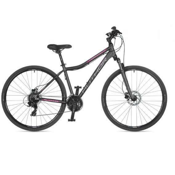 Велосипед AUTHOR 2023 Horizon ASL 28, рама 17 розовый/серый (2023183)