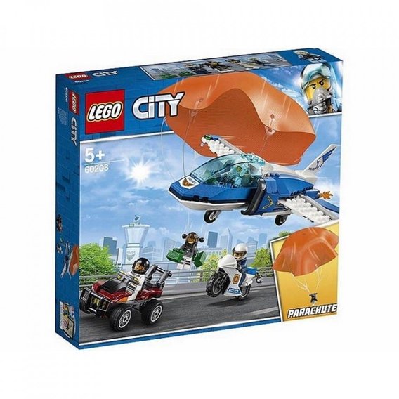 Конструктор LEGO City Воздушная полиция: арест парашютиста (60208)