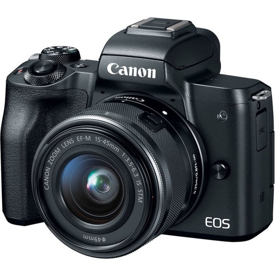 Canon EOS M50 kit (15-45mm) IS STM Black (2680C060) UA