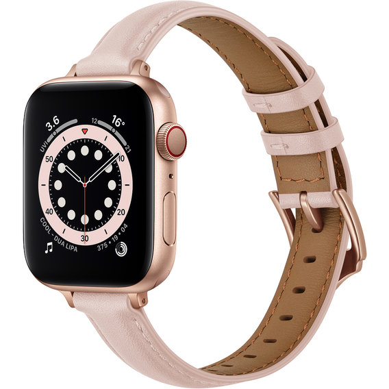Аксессуар для Watch Slim 14mm Cow Leather Business Watch Bank Pink Sand (BLAP181243) for Apple Watch 38/40/41mm