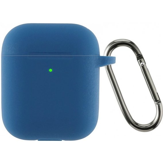 Чехол ArmorStandart Ultrathin Silicone Case With Hook Lake Blue (ARM59683) for Apple AirPods 2