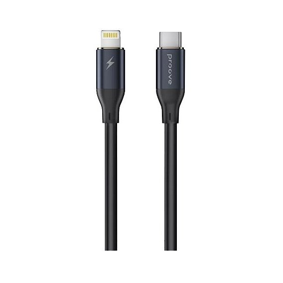 Кабель Proove Cable USB-C to Lightning PowerFull 30W 1m Black