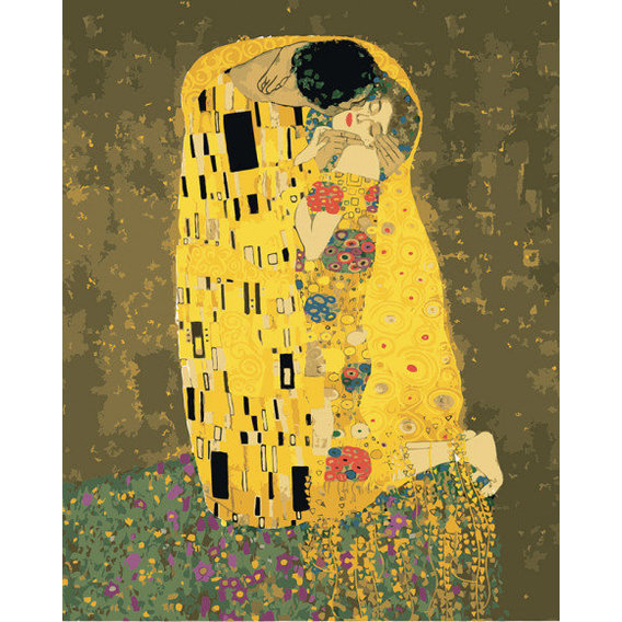 Картина по номерам Идейка Аура поцелуя 2 - Густав Климт KHO4534 40х50 см