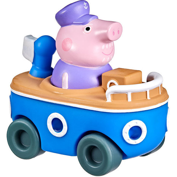 Мини-машинка Peppa Pig - Дедушка Пеппы на кораблике (F2523)