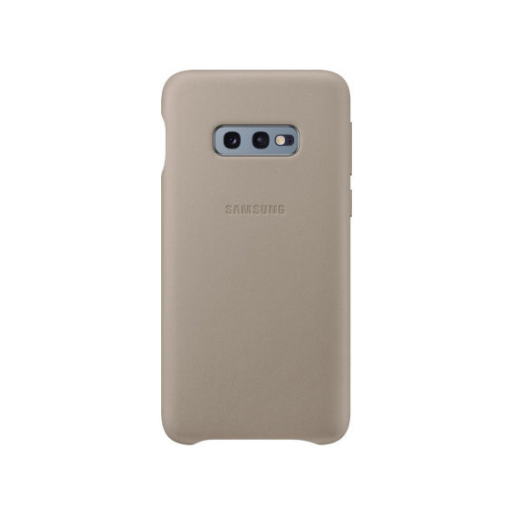 Аксессуар для смартфона Samsung Leather Cover Grey (EF-VG970LJEGRU) for Samsung G970 Galaxy S10e