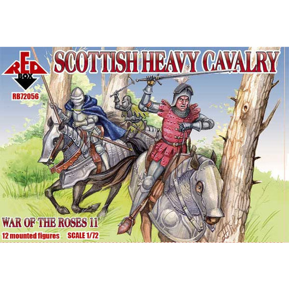 Набор фигурок Red Box Шотландская тяжелая кавалерия, Война Роз 11 (RB72056)