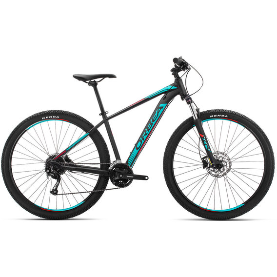 Велосипед Orbea MX 27 40 19 M Black - Turquoise - Red (J20217R3)