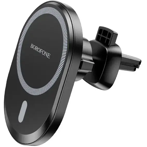 Держатель и док-станция Borofone Car Holder Air Vent BH201 MagSafe 15W Black for iPhone 15 I 14 I 13 I 12 series