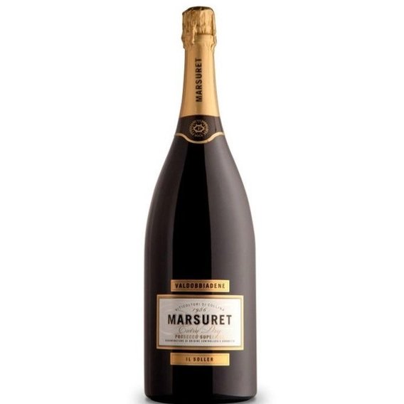 Игристое вино Marsuret "Il Soller" Valdobbiadene Prosecco Superiore DOCG Extra Dry белое экстра 11.5% сухое 1.5 (WHS8052439180206)