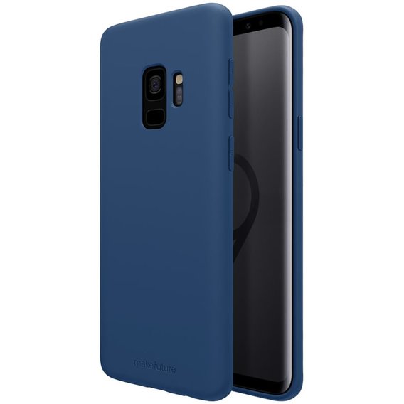 Аксессуар для смартфона MakeFuture Silicone Case Blue (MCS-SS9BL) for Samsung G960 Galaxy S9