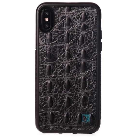 Аксессуар для iPhone Gmakin Leather Case Black (GLI01) for iPhone X/iPhone Xs