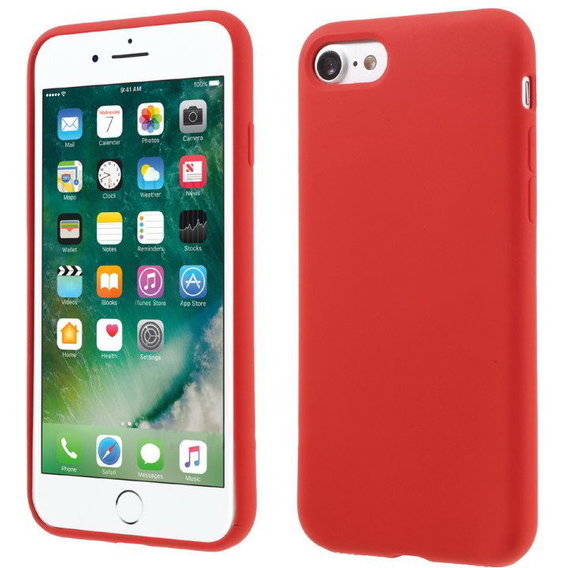 Аксессуар для iPhone COTEetCI Silicone Red (CS7017-RD) for iPhone SE 2020/iPhone 8/iPhone 7
