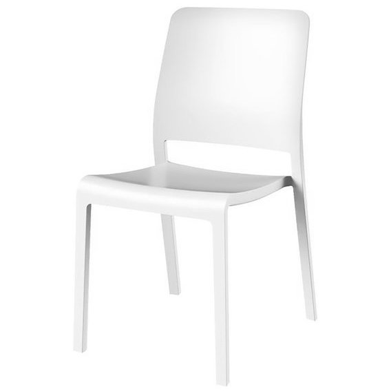 Стул пластиковый Evolutif Charlotte Deco Chair, белый