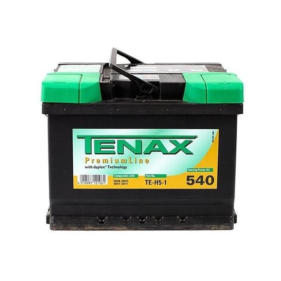 Автомобильный аккумулятор Tenax 6СТ-60 АзЕ PREMIUM TE-H5-1 (560408054)